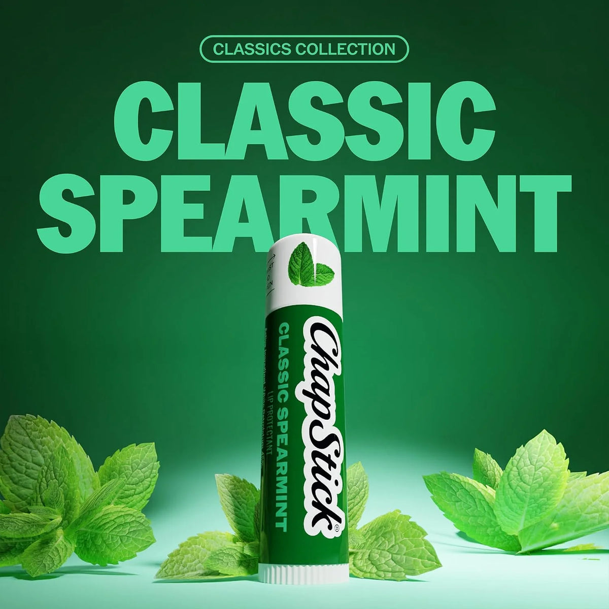 ChapStick Classic Spearmint Lip Balm, Bulk 12-Pack
