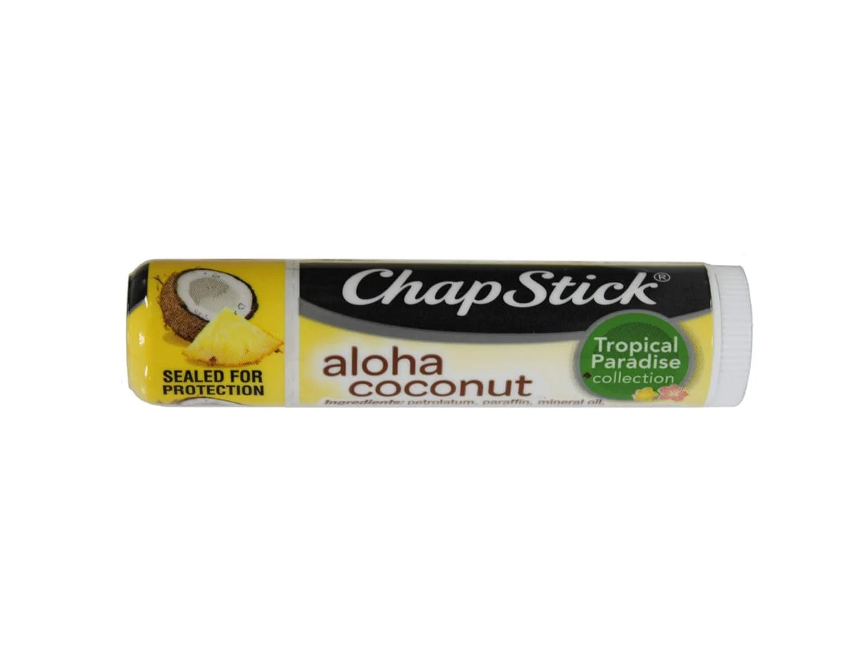 Chapstick Aloha Coconut Tropical Paradise .15 Oz Lip Balm 3 Pack