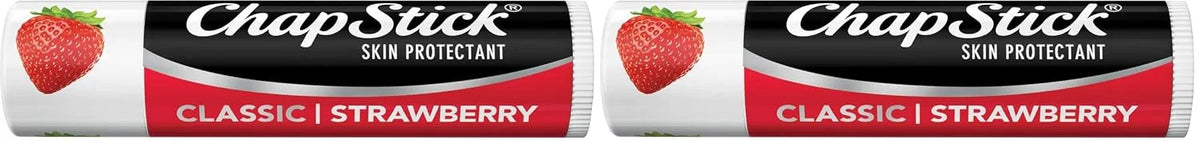 ChapStick, Skin Protectant/Sunscreen SPF 4 Strawberry, 0.15 Ounce (Pack of 2)
