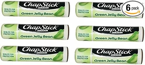 ChapStick Spring Collection Lip Balm- Green Jelly Bean Flavor- .015 oz- Lip Care- 6 Pack