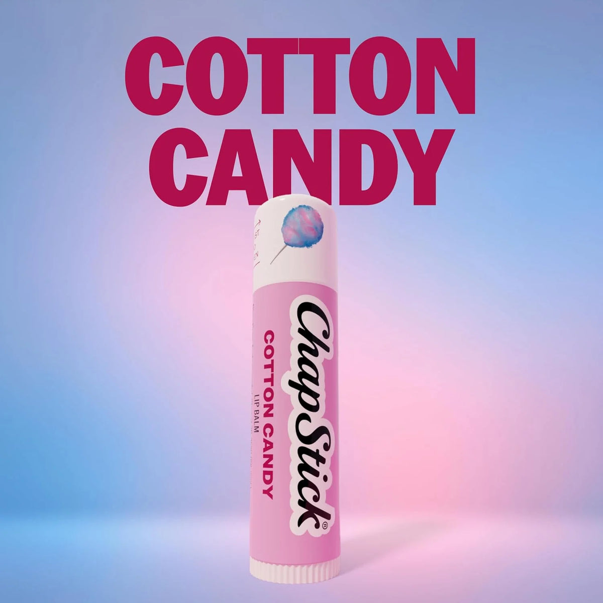 ChapStick Cotton Candy Lip Balm, Bulk 12-Pack