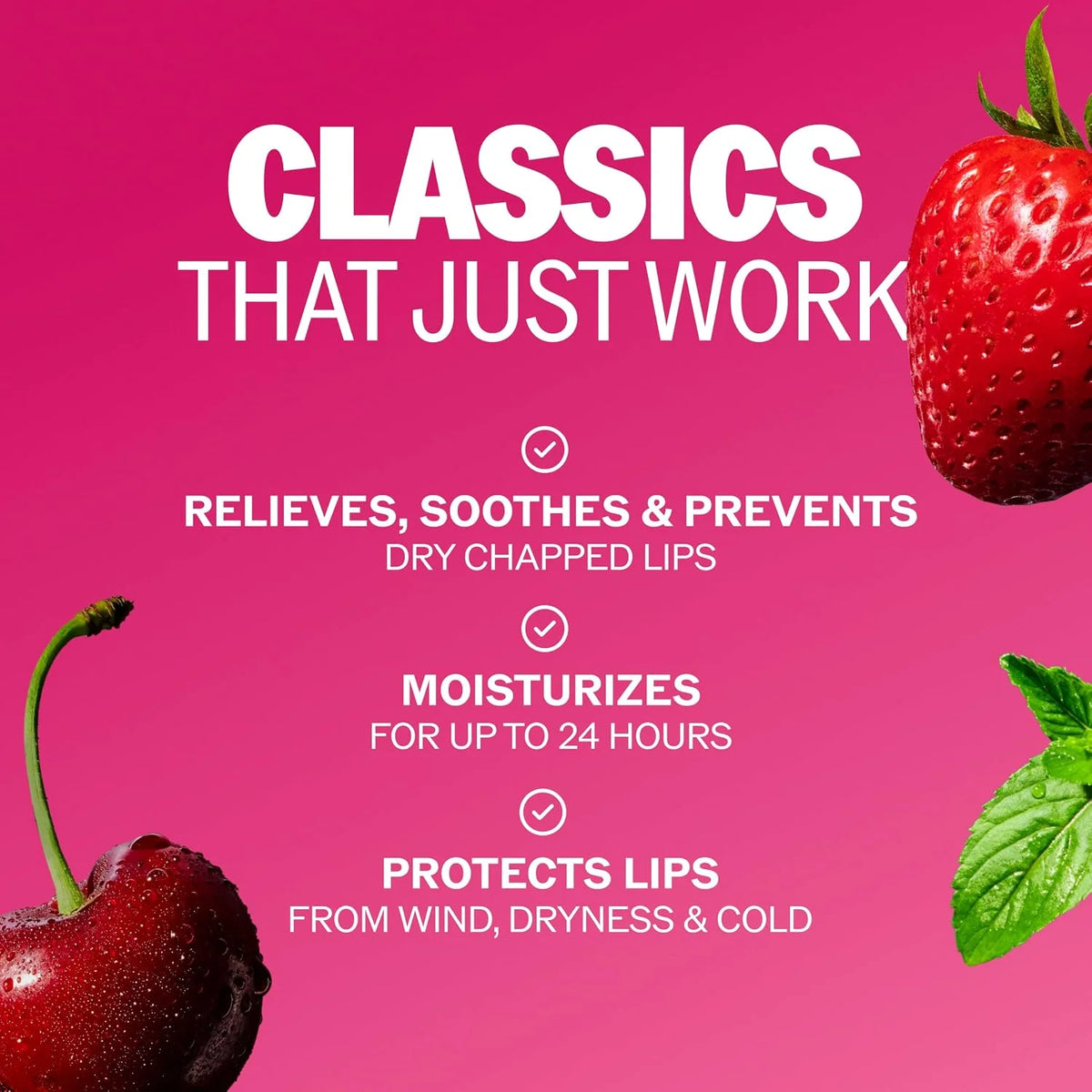 ChapStick Classic Collection Flavored Lip Balm Bulk Variety Pack, 15-Pack