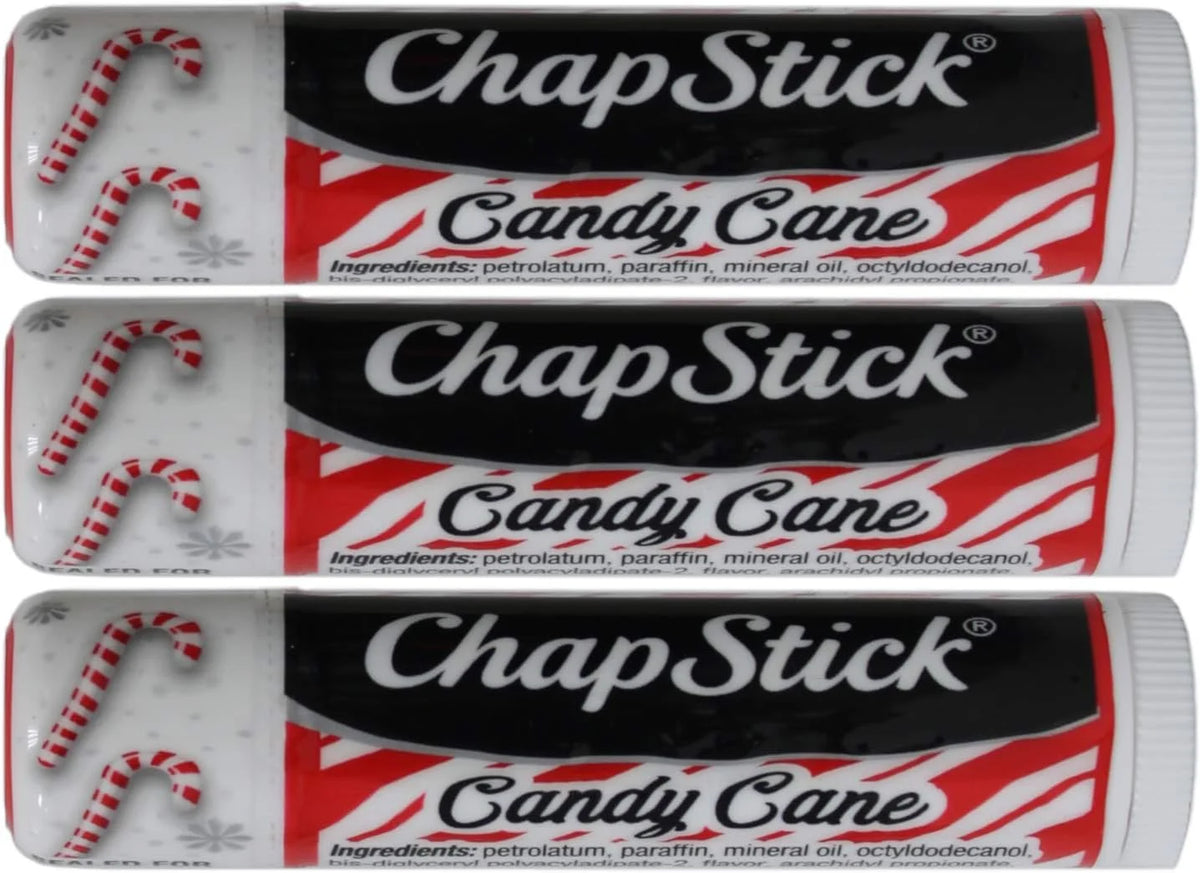 ChapStick Candy Cane, 0.15oz (Pack of 3)