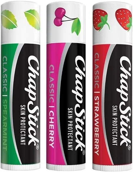 ChapStick Classic Variety, 3 ct. (Spearmint, Cherry and Strawberry)
