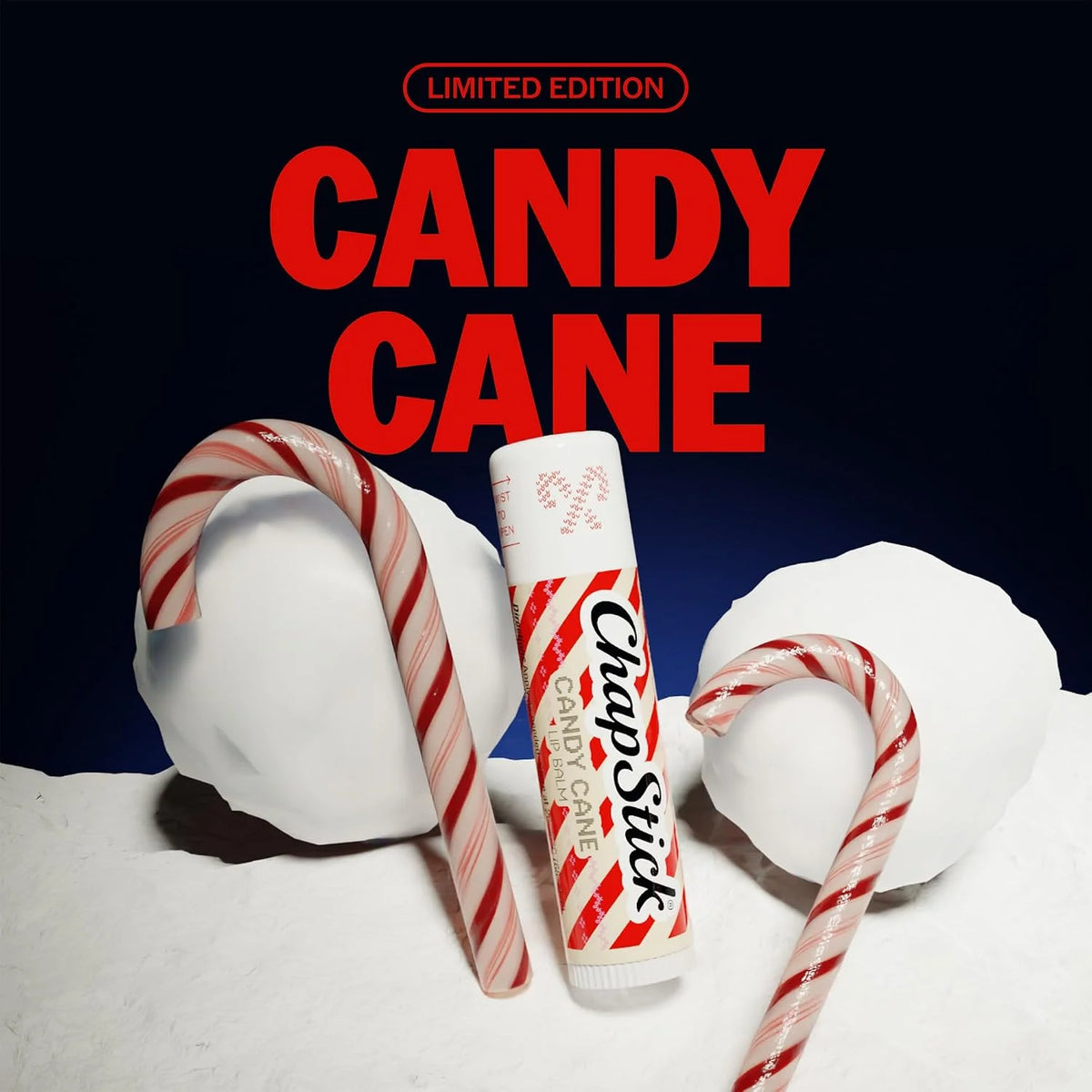 ChapStick Bulk Lip Balm, Candy Cane 12-Pack, 0.15 Oz Ea