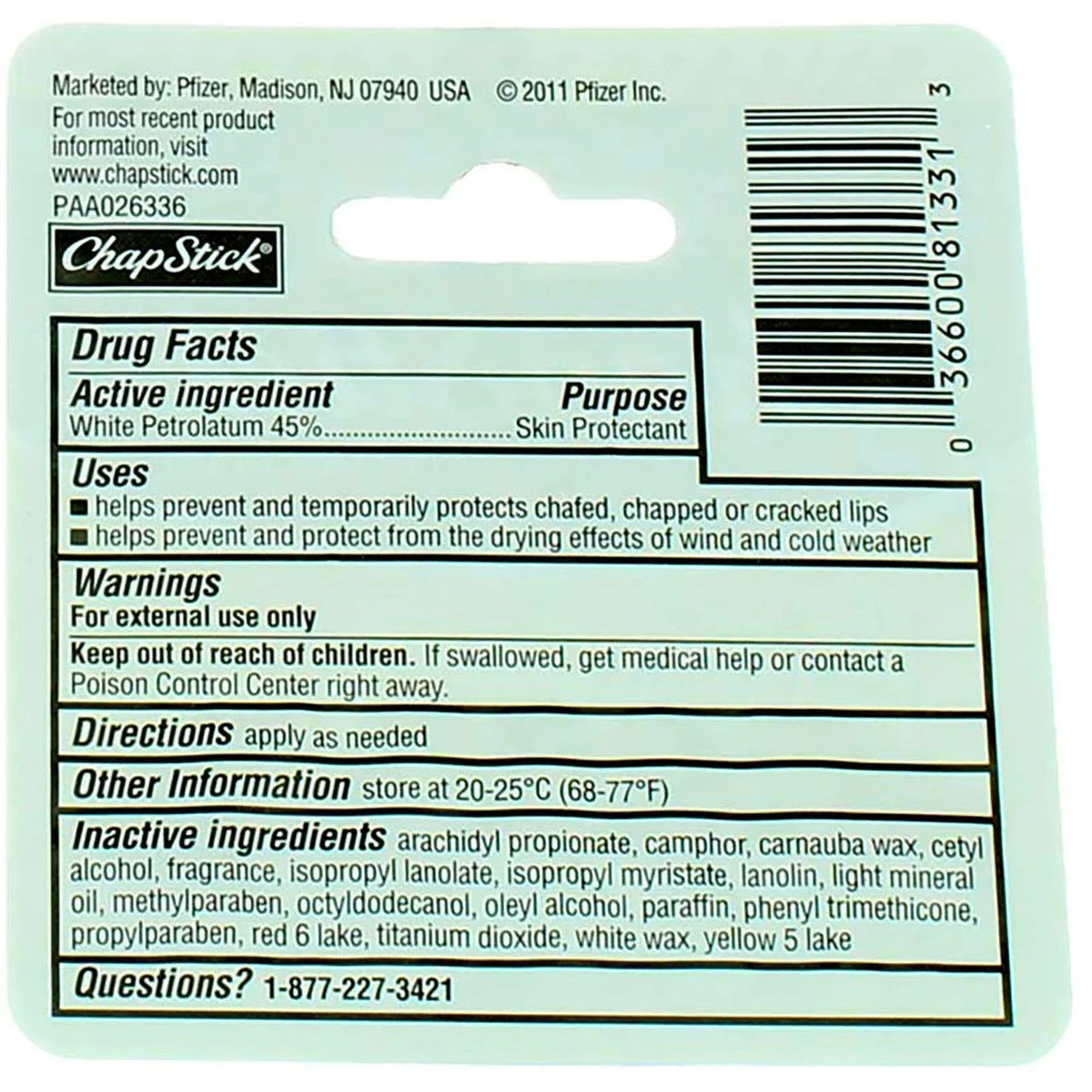 ChapStick Classic Original Lip Balm, 0.15 oz (Pack of 10)