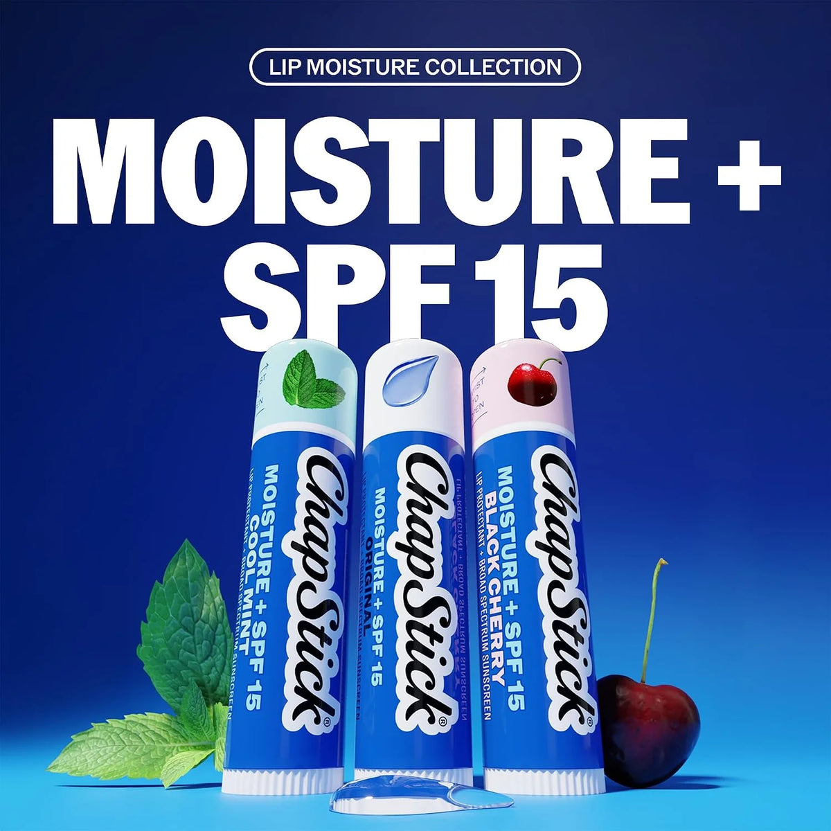 ChapStick Moisture + SPF 15 Lip Care Variety Packs (36 Sticks), 0.15 Oz Ea